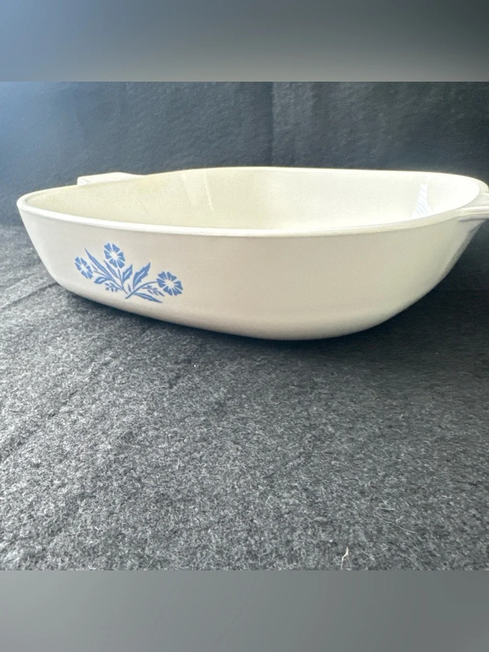 Vintage Corning Ware Blue Cornflower 10 In Square Skillet Baking Dish P-10-B USA
